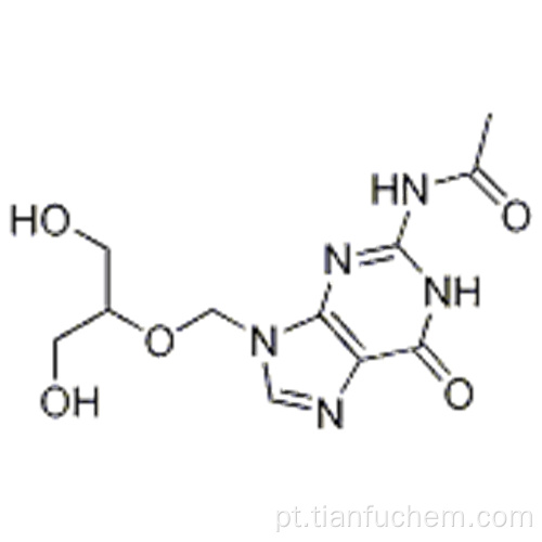 Acetamida, N- [6,9-di-hidro-9 - [[2- hidroxi-1- (hidroximetil) etoxi] metil] -6-oxo-1H- purin-2-il] - CAS 84245-12-5